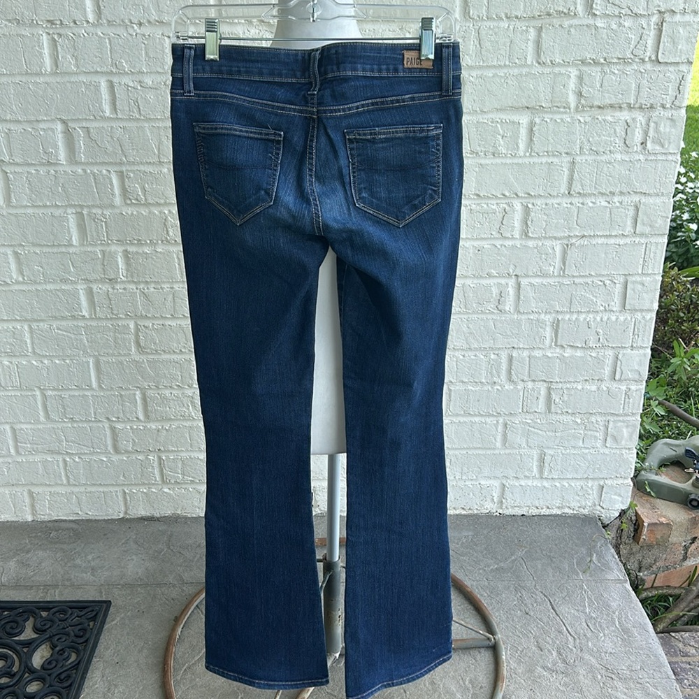 PAIGE Dark Blue Skyline Boot Cut - Picture 7 of 9